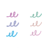 Ooly Silver Linings Outline Markers - Set of 6