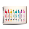 Ooly Jumbo Jots: Dual Tip Cone & Stamp Markers - Unicorn (Set of 8)