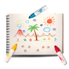 Ooly Jumbo Jots: Dual Tip Cone & Stamp Markers - Dinosaur (Set of 8)