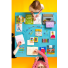 Ooly x Peanuts: Snoopy School Coloring Travel Kit (9 Crayons & 48 Coloring Pages) *