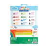 Ooly Happy Triangles Jumbo Crayons - Set of 12