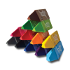 Ooly Happy Triangles Jumbo Crayons - Set of 12
