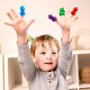 Ooly Cuddly Cubs Bear Finger Crayons - Set of 6