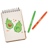 Ooly Yummy Yummy Scented Twist-Up Crayons (Set of 10)