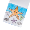 Ooly Carry Along Crayon & Coloring Book Kit - Sea Life (Set of 10)