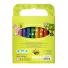Ooly Carry Along Crayons & Coloring Book Kit - Garden Pals (Set of 10)