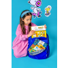 Ooly x Peanuts: Snoopy School Coloring Travel Kit (9 Crayons & 48 Coloring Pages) *