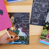 Ooly Scratch & Scribble Art Kit: Princess Garden - 10 PC Set