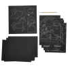 Ooly Scratch & Scribble Art Kit: Princess Garden - 10 PC Set