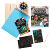 Ooly Mini Scratch & Scribble Art Kit: Dino Days - 7 PC Set