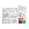 Ooly Scenic Hues D.I.Y. Watercolor Art Kit - Ocean Paradise (17 PC Set)