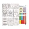 Ooly Scenic Hues D.I.Y. Watercolor Art Kit - Forest Adventure (17 PC Set)