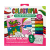 Ooly Colortopia Paint Marker By Number Kit - Unicorn Funland (8 PC Set)