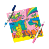 Ooly Colortopia Paint Marker By Number Kit - Unicorn Funland (8 PC Set)