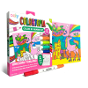 Ooly Colortopia Paint Marker By Number Kit - Unicorn Funland (8 PC Set)