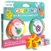 Ooly Creatibles: Air Dry Clay Jewelry Kit - Blissful Blooms (Set of 6 Colors + Accessories)