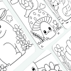 Ooly Undercover Art Hidden Patterns Coloring Activity - Garden Pals