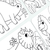 Ooly Undercover Art Hidden Patterns Coloring Activity - Dino Tales