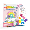Ooly Playful Painters: Easy Watercolor Painting Kit - Rainbow Cuties (25 PC Set)