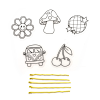 Ooly Mini Shrink-Its!: D.I.Y. Shrink Art Kit - Good Vibes