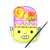 Ooly Playful Painters: Easy Watercolor Painting Kit - Trick or Treat