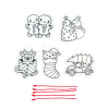 Ooly Mini Shrink-Its!: D.I.Y. Shrink Art Kit - Holly Jolly
