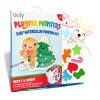 Ooly Playful Painters: Easy Watercolor Painting Kit - Merry & Bright