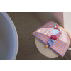 Quut Bath Toy Threading Set Beedi - Fish (Burgundy)