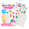 Ooly Tattoo Palooza Nail Stickers & Temporary Tattoos - Sweet Shop (Set of 4 Sheets Total)