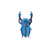 Studio Roof Insect (M) - Azure Stag Beetle