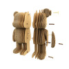 Cartonic 3D Sculpture Puzzle - Arty Bear