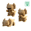 Cartonic 3D Sculpture Puzzle - Axolotls Trio