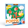 Poppik Sticker Cards Set - Baby - CDU Box Nature