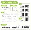 Kanto Mounts Universal TV Mounting Bolt Set