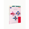 X) Studio Roof Wall Art Flowers - Cobalt Cocktail