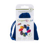 Crayon Rocks 8pc In Velvet Bag (Blue)