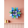 X) Studio Roof Wall Art Flowers - Deluxe Plum Granita