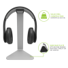zzKanto H1 Headphone Stand (Silver)