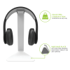 zzKanto H1 Headphone Stand (White)