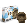 Cartonic 3D Sculpture Puzzle Three Wise Monkeys Hear No Evil