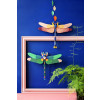 Studio Roof Insect (L) - Giant Dragonfly (Pink)