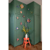 X) Studio Roof Wall Art Flowers - Cobalt Cocktail