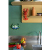 X) Studio Roof Sea Creature (L) - Aquamarine Crab