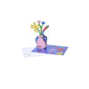 Studio Roof Pop Out 3D Card Matisse Paper Bloom