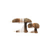 Cartonic 3D Sculpture Puzzle Mushrooms