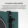 Kanto OBI3 (Gen.2) Turntable with Bluetooth 5.3, Preamp, and Pitch Control - Matte Forest Green