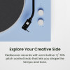 Kanto OBI3 (Gen.2) Turntable with Bluetooth 5.3, Preamp, and Pitch Control - Matte Ice Blue