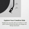 Kanto OBI3 (Gen.2) Turntable with Bluetooth 5.3, Preamp, and Pitch Control - Matte White