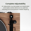 Kanto OBI3 (Gen.2) Turntable with Bluetooth 5.3, Preamp, and Pitch Control - Walnut