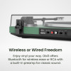 Kanto OBI3 Turntable with Bluetooth 5.3, Preamp, and Pitch Control - Matte Green
